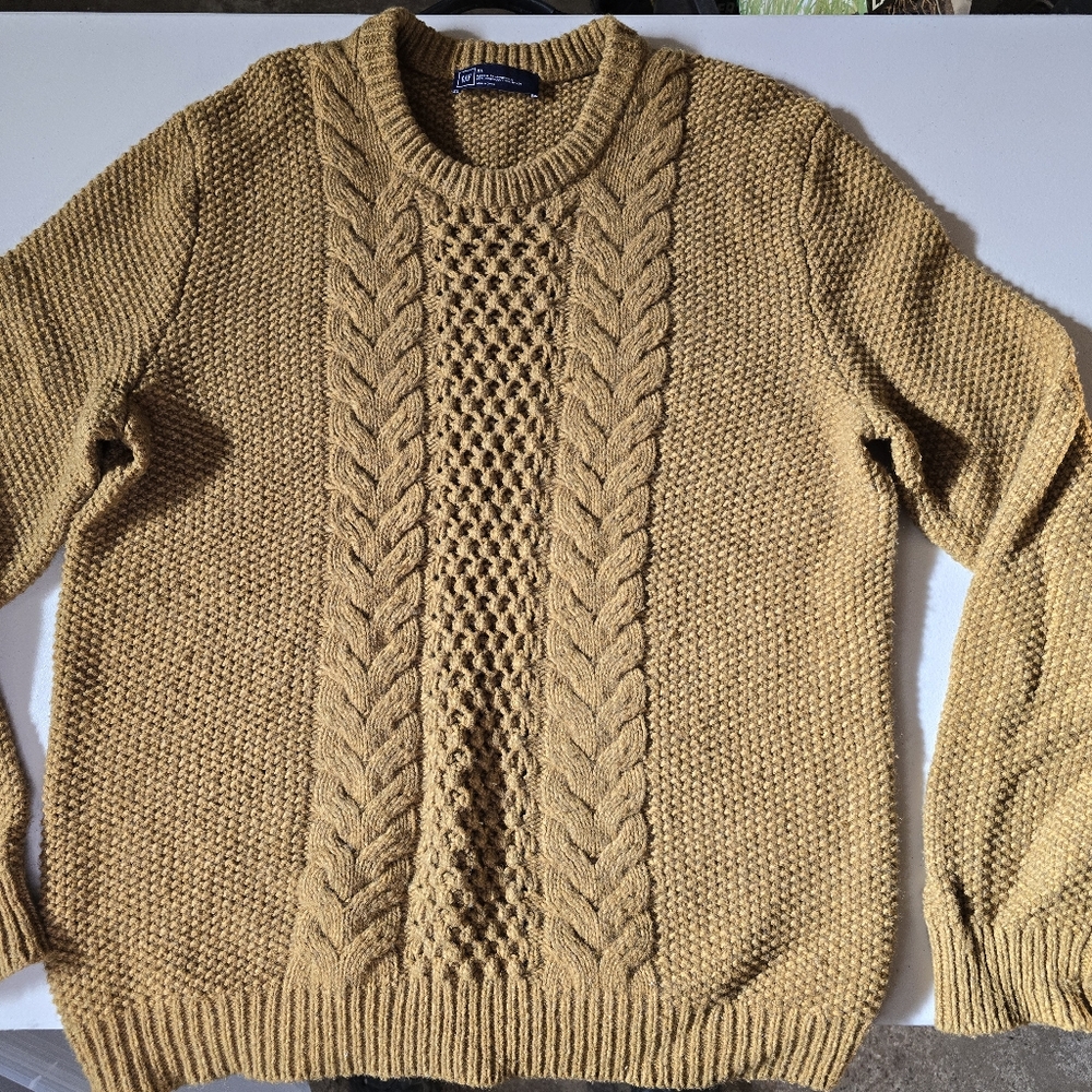 Gap Lambswool cable knit sweater.